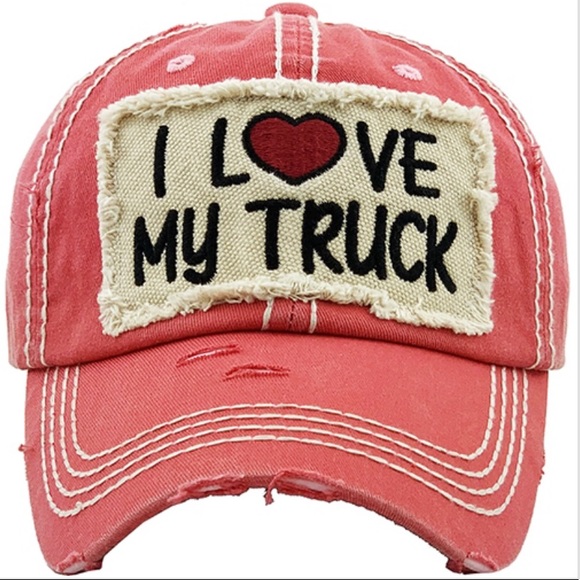 Accessories - 🌵I L❤️VE My Truck Trucker Hat🌵